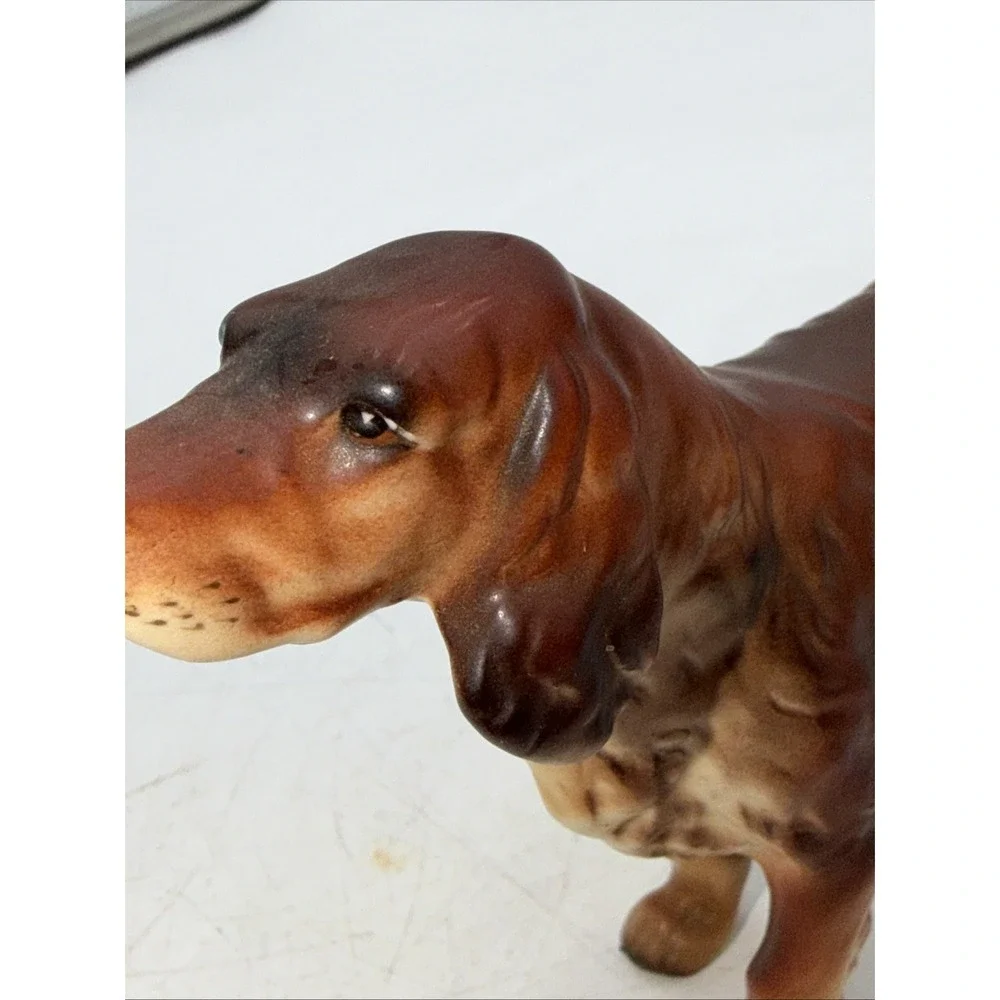 English Setter Dog Porcelain Figurine Marked #1260 Japan Great Condition